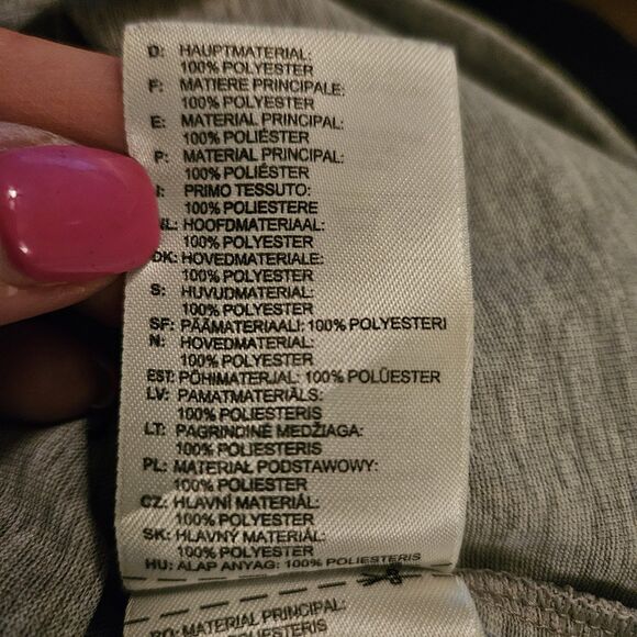 Adidas Climalite Mens Large Crew SS Gray Moisture Wicking Athletic Tee - Picture 8 of 9